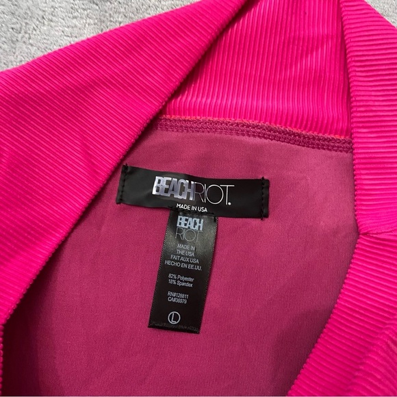 New! Beach Riot Emmy be mine colorblock high waisted bottom 24881 - Picture 6 of 9